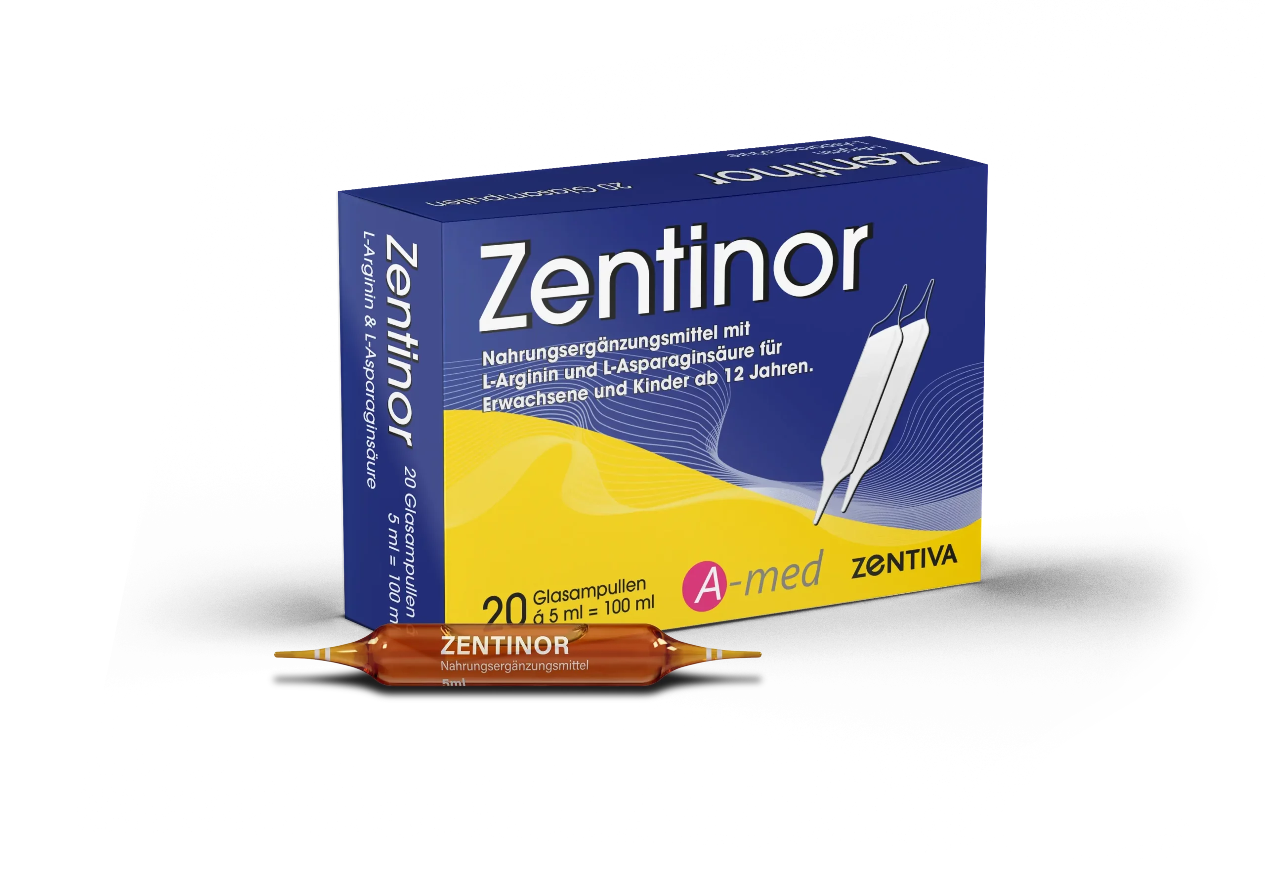 Packung Zentinor mit Ampulle